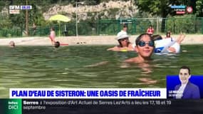 Sisteron: le plan d'eau des Marres plébiscité