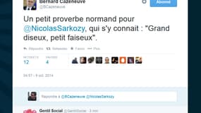 Cazeneuve moque Sarkozy 