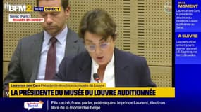 Vol au Louvre: "Nous avons été mis en échec", assume Laurence des Cars, présidente du Louvre