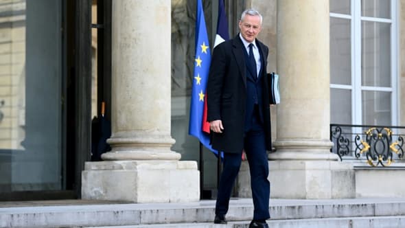 Le ministre de l'Economie Bruno Le Maire à l'Elysée, le 1er mars 2023