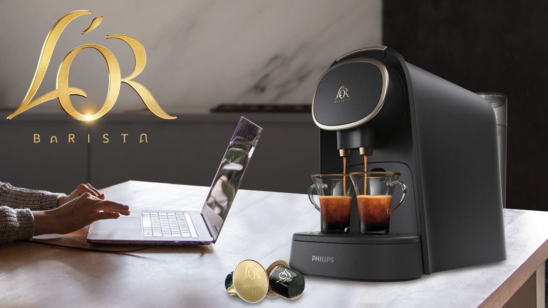 Machine à café L'OR Barista® : faites-vous un vrai café de qualité barista !