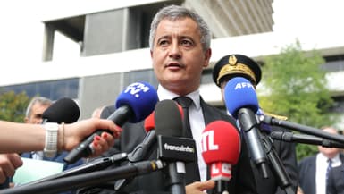 Gérald Darmanin à Nanterre le 31 juillet 2025