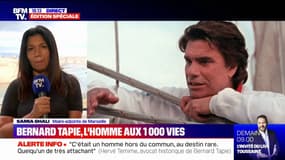 Mort de Bernard Tapie: pour Samia Ghali, maire-adjointe de Marseille, il "fait partie des personnes qu'on a envie de rendre immortelle"