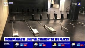 Paris: une "vélostation" de 385 places a ouvert près de la gare Montparnasse
