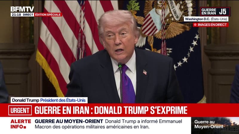 Donald Trump: "Tout va très bien du côté de la guerre, nous sommes la meilleure armée au monde"