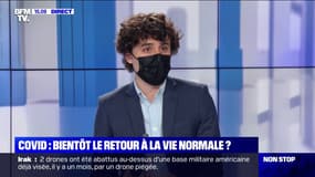 Covid-19: Elias Orphelin, contributeur de CovidTracker, évoque une "tendance baissière sur la totalité des indicateurs"