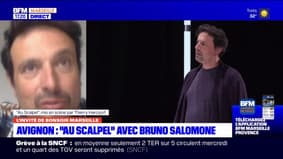 Bruno Salomone monte sur les planches à l'occasion du festival d'Avignon