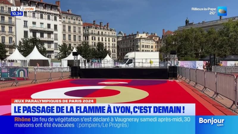 Lyon: la flamme paralympique de passage ce lundi en ville (1/1)