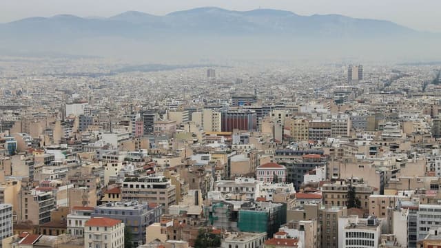 La ville d'Athènes