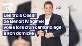 INFO BFMTV. Les trois César de l'acteur Benoît Magimel dérobés lors d'un cambriolage