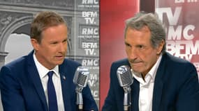 Nicolas Dupont-Aignan face à Jean-Jacques Bourdin.