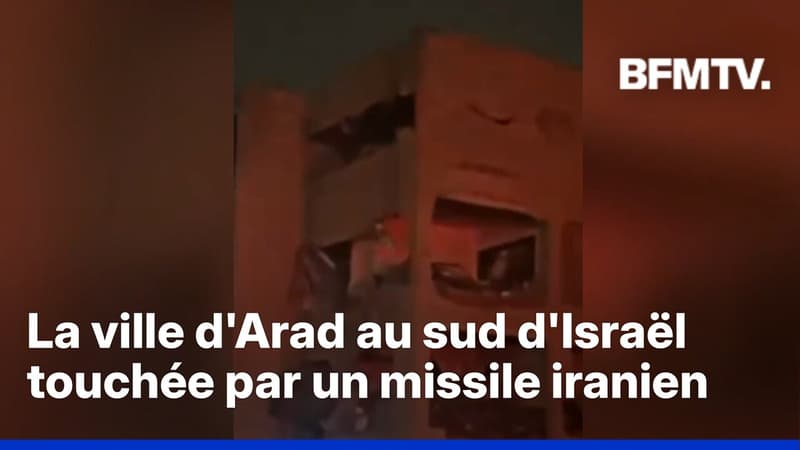 Plusieurs personnes blessées après un tir de missile iranien sur Arad au sud d'Israël