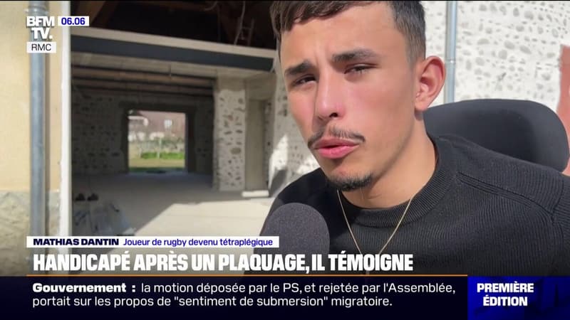 Rugby: 9 mois de prison avec suris pour un placage qui a rendu tétraplégique sa victime