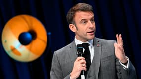 Emmanuel Macron à Nantes le 28 novembre 2023
