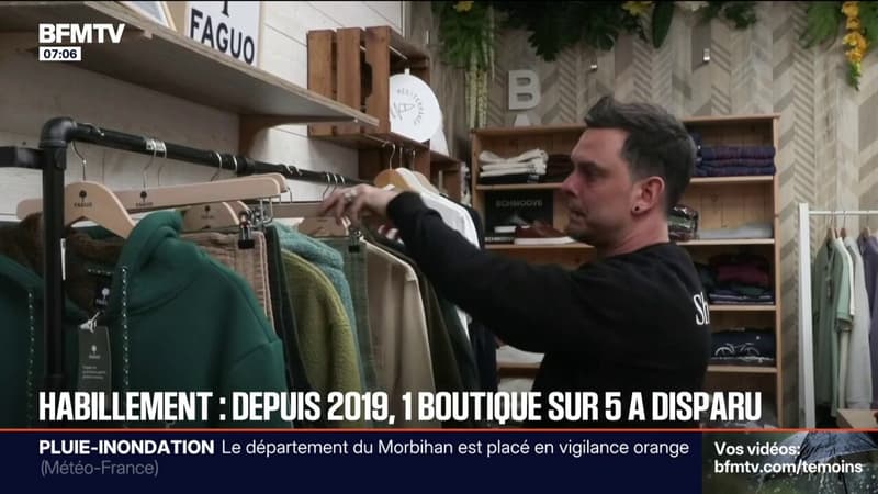 “Quand on voit tout ce qu’il faut payer, ça peut en faire déchanter plus d’un”: un magasin de vêtements sur cinq a disparu depuis 2019 en France