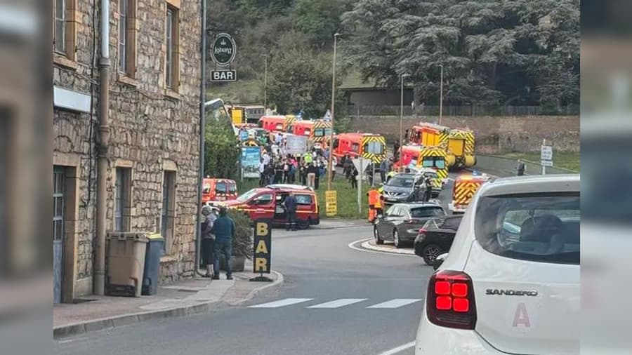 Un accident de la circulation s'est produit ce 23 septembre 2024 à Belmont d'Azergues près de Lozanne