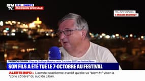 "Tous ces événements, on aurait pu se les épargner":  Le témoignage de Patrick Cohen, père de Ziv Pepe Shapira, tué le 7 octobre 2023 au festival Nova