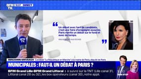 Municipales: selon Benjamin Griveaux, "il y a une complicité depuis le début entre Rachida Dati et Anne Hidalgo pour éviter un débat à Paris"