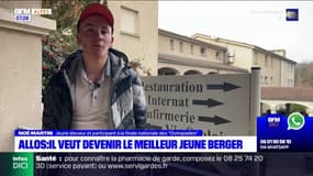 Allos: Noé Martin veut devenir le meilleur jeune berger de France