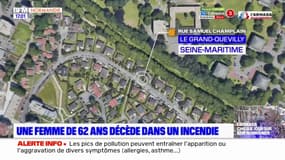 Seine-Maritime: une sexagénaire meurt dans un incendie à Grand-Quevilly