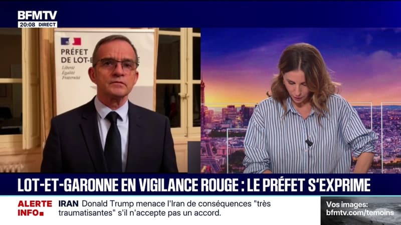 Tempête Nils dans le Lot-et-Garonne: "Il y a encore 60.000 foyers privés d'électricité", annonce Bruno André, préfet du Lot-et-Garonne