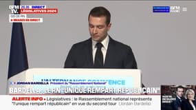 "J'entends être le Premier ministre de tous les Français", affirme Jordan Bardella depuis le QG du RN
