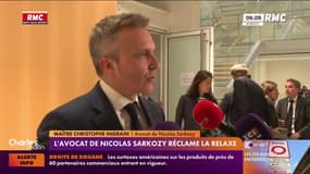L'avocat de Nicolas Sarkozy réclame la relaxe