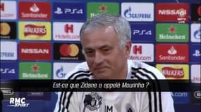 Manchester United : Mourinho s'amuse avec un journaliste espagnol sur l'appel supposé de Zidane