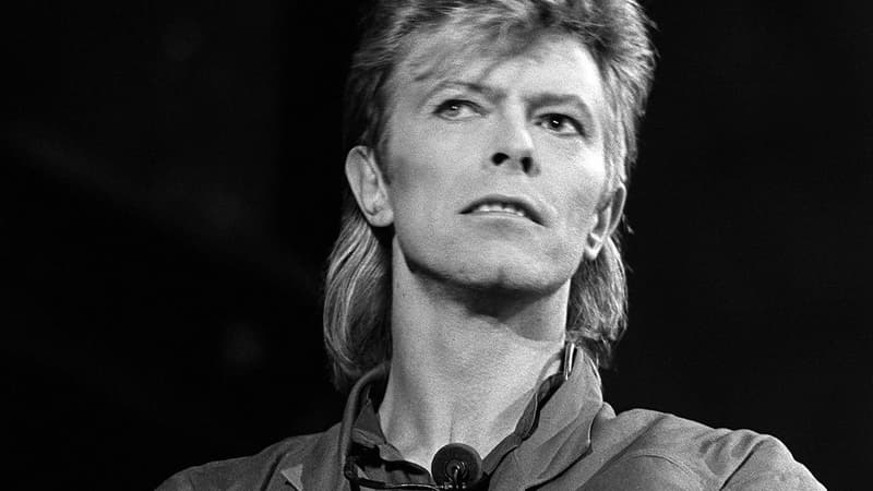 David Bowie en concert à La Courneuve, le 3 juillet 1987