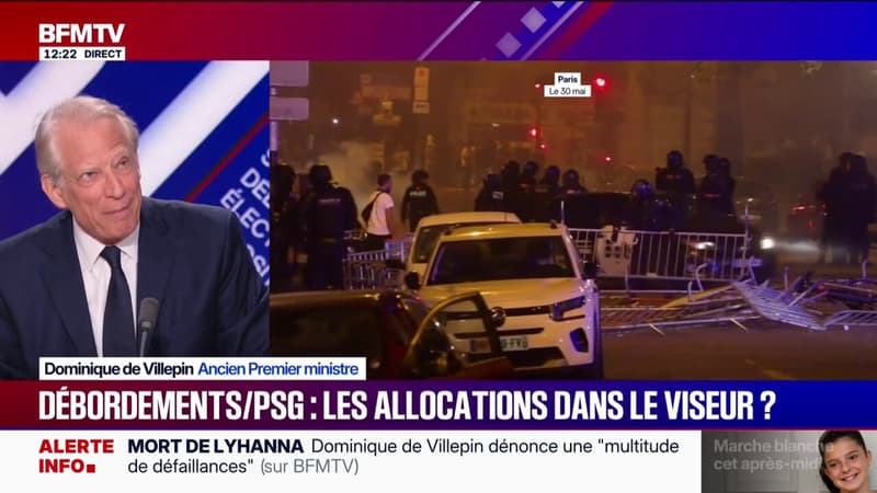 Violences en marge de la victoire du PSG: "Je suis pour que 
