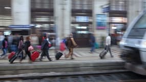 image d'illustration à la gare Saint-Jean, située à Bordeaux