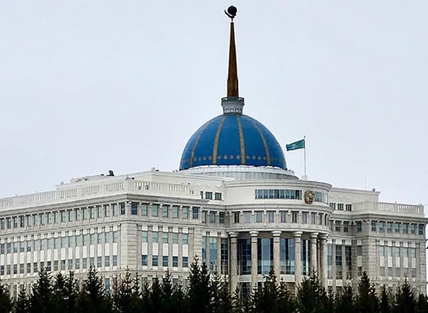 Le palais présidentiel Ak Orda du Kazakhstan.