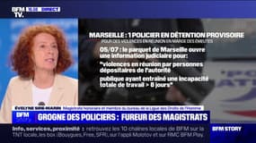 Policier en détention provisoire à Marseille: "La police est sous l'autorité judiciaire", rappelle la magistrate honoraire Évelyne Sire-Marin