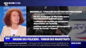 Policier en détention provisoire à Marseille: "La police est sous l'autorité judiciaire", rappelle la magistrate honoraire Évelyne Sire-Marin