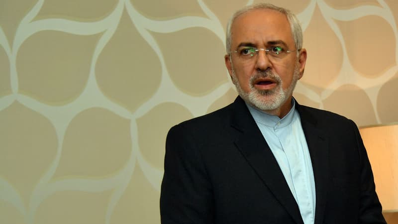 Le ministre des Affaires étrangères iranien, Mohammad Javad Zarif, le 13 février 2018 au Koweït