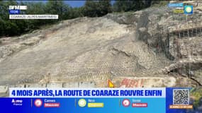 Après plusieurs mois de travaux, la route de Coaraze rouvre enfin