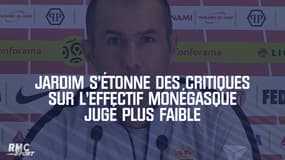 Jardim s'étonne des critiques sur l'effectif monégasque jugé plus faible