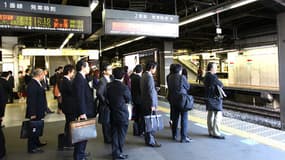 Des "salarymen" japonais.