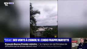 Des vents violents et de la pluie...Le cyclone Chido s'apprête à toucher l'archipel de Mayotte