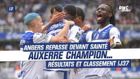 Ligue 2 : Auxerre champion, Angers repasse devant Saint-Etienne… les classements et programme