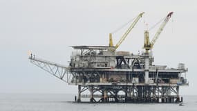 Plateforme offshore du groupe pétrolier Chevron, au large de la Californie, le 6 octobre 2021 (PHOTO D'ILLUSTRATION)