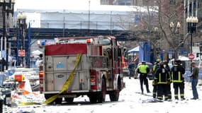 Les pompiers de Boston sur les lieux du drame, le 15 avril dernier.