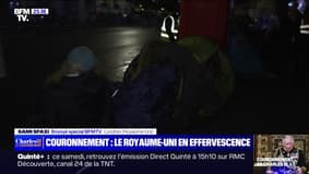 Des milliers de personnes passent la nuit aux abords de l'abbaye de Westminster pour tenter d'apercevoir Charles III ce samedi