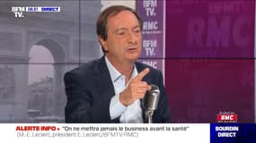 Noël: "si la législation est la même, nous ne pourrons pas vendre des sapins" alerte Michel-Édouard Leclerc