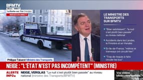 Philippe Tabarot, ministre des Transports, appelle à "réduire le nombre de déplacements" avant le nouvel épisode neigeux attendu entre mardi soir et mercredi