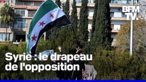 Syrie: d’où vient ce drapeau à trois étoiles rouges brandi par l’opposition? 