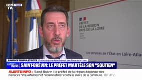 Fabrice Rigoulet-Roze, préfet de Loire-Atlantique apporte son soutien au maire de Saint-Brévin après l'incendie "extrêmement choquant" de son habitation
