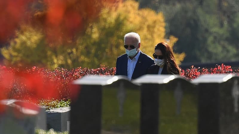 Joe Biden à l'église de Wilmington dans le Delaware.