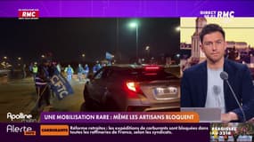 Une mobilisation rare à Abbeville où même des artisans bloquent un rond-point