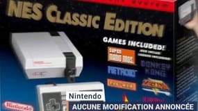 Nintendo annonce le retour de sa NES Classic Mini